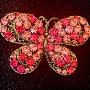Beautiful vintage butterfly pin